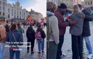 Evangelismo de rua atrai 50 pessoas a Cristo na França.