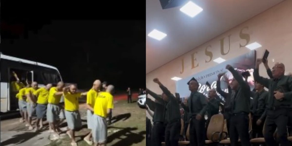 Detentos se convertem, cantam em coral e celebram culto em igreja no Pará