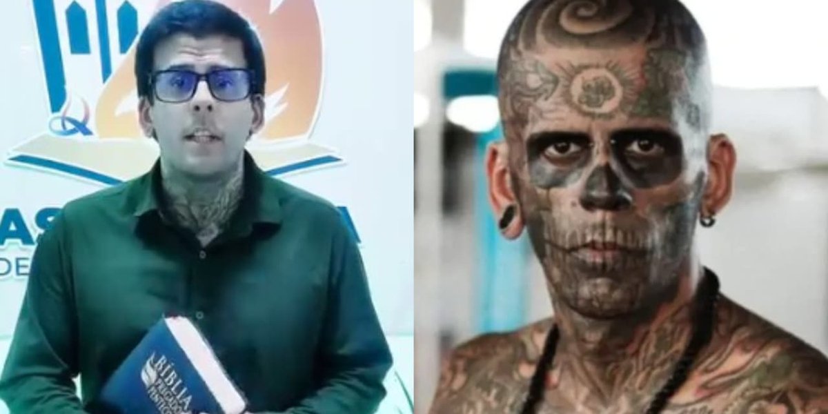 Ex-homem mais tatuado do Brasil consegue bolsa para evento religioso