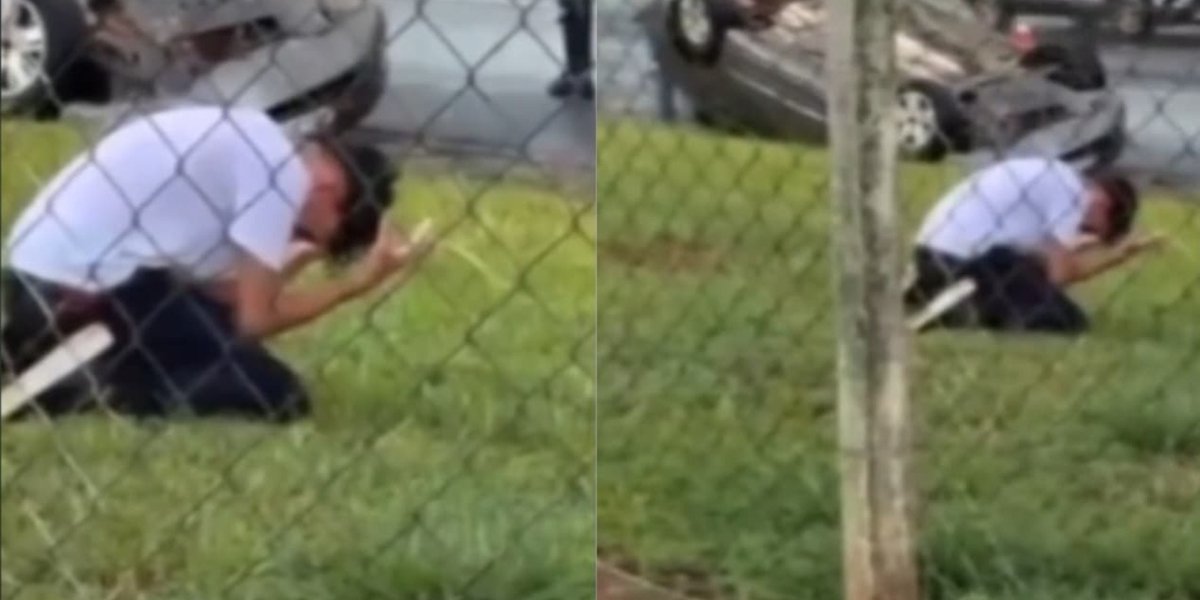 Adolescente reza pela mãe após capotamento em SP: “Foi um milagre”