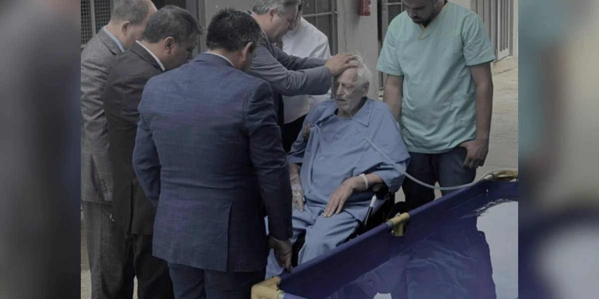 Idoso em cuidados paliativos é batizado em hospital no Paraná