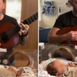 Pai usa música gospel para confortar bebê com lesão cerebral e clama por cura