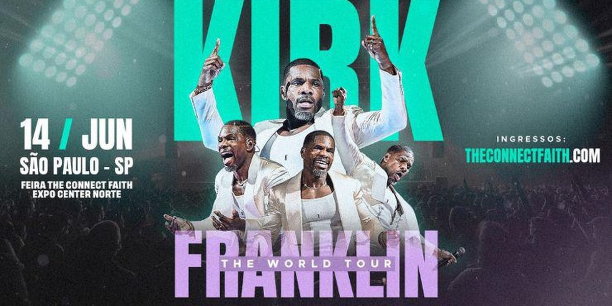 Feira cristã de tecnologia e show de Kirk Franklin agitam SP em 2025