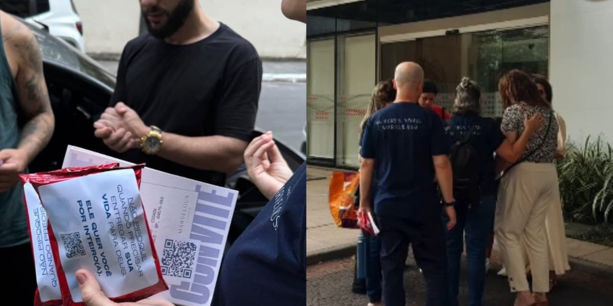 Igreja distribui pipoca em SP, e 51 pessoas se convertem.