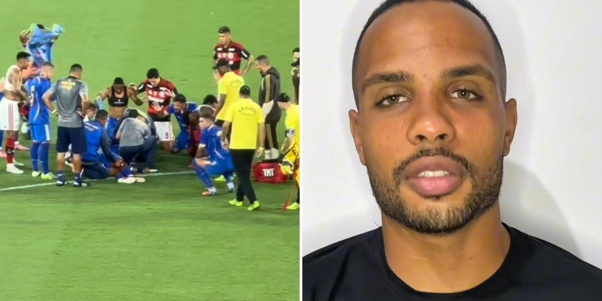 Alexandre Souza se recupera de convulsão no Maracanã e atribui melhora à fé