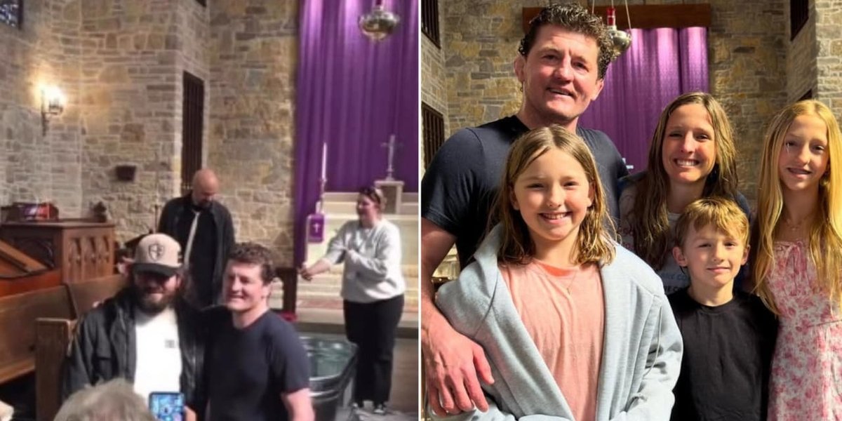 Ex-lutador do UFC se converte após orações da esposa.