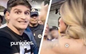 Travesti xinga Jesus em debate acalorado com vereador.