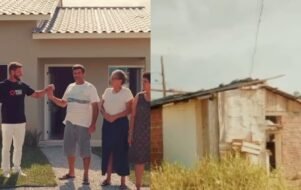 Igreja constrói moradia digna para família carente.