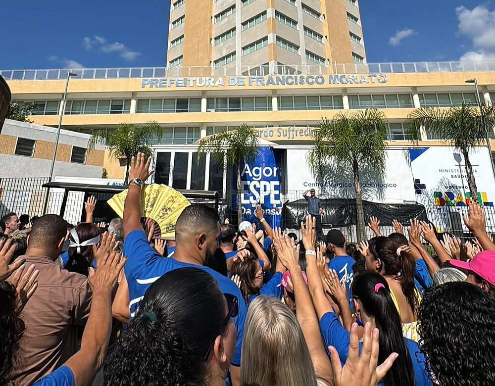 Marcha para Jesus reúne fiéis em Francisco Morato