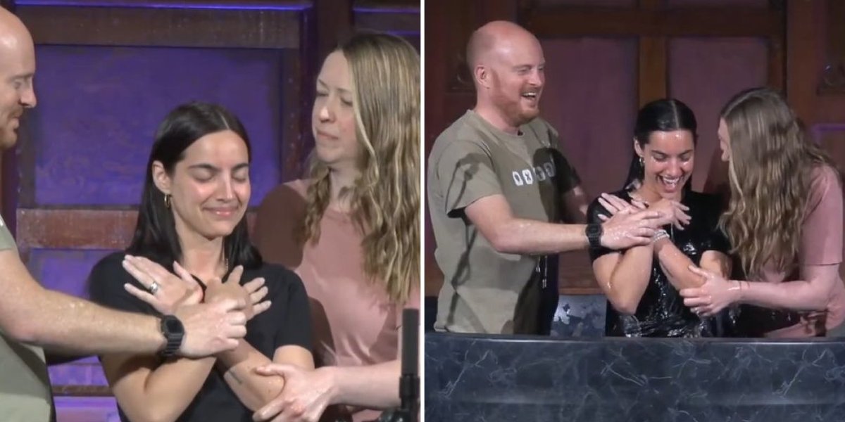 Atriz de ‘Superman’ se batiza e declara ter encontrado Deus