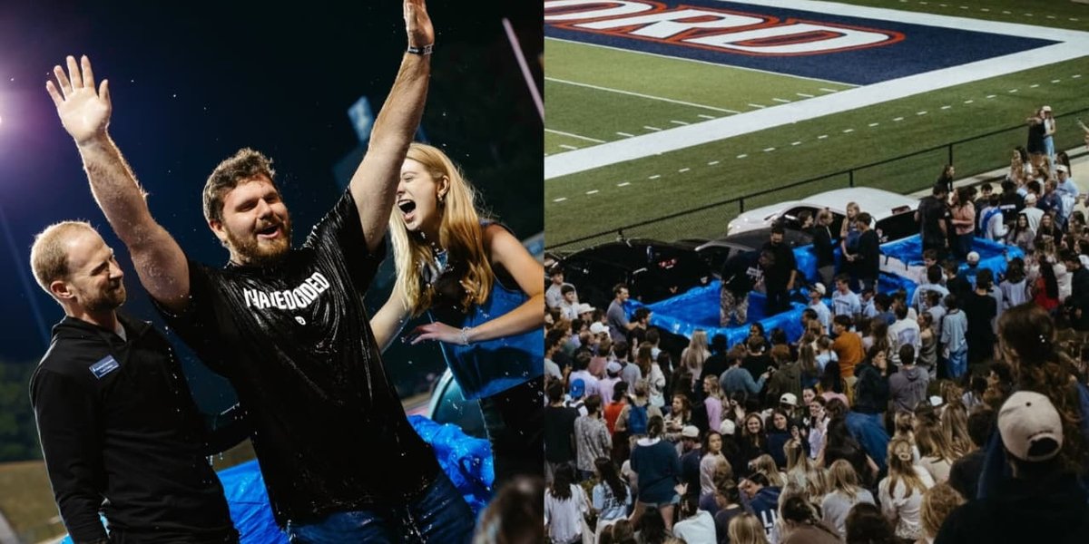 Batismos em massa ocorrem em universidade dos EUA até a madrugada