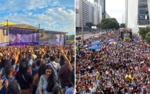 Marcha para Jesus atrai multidão de fiéis no Rio